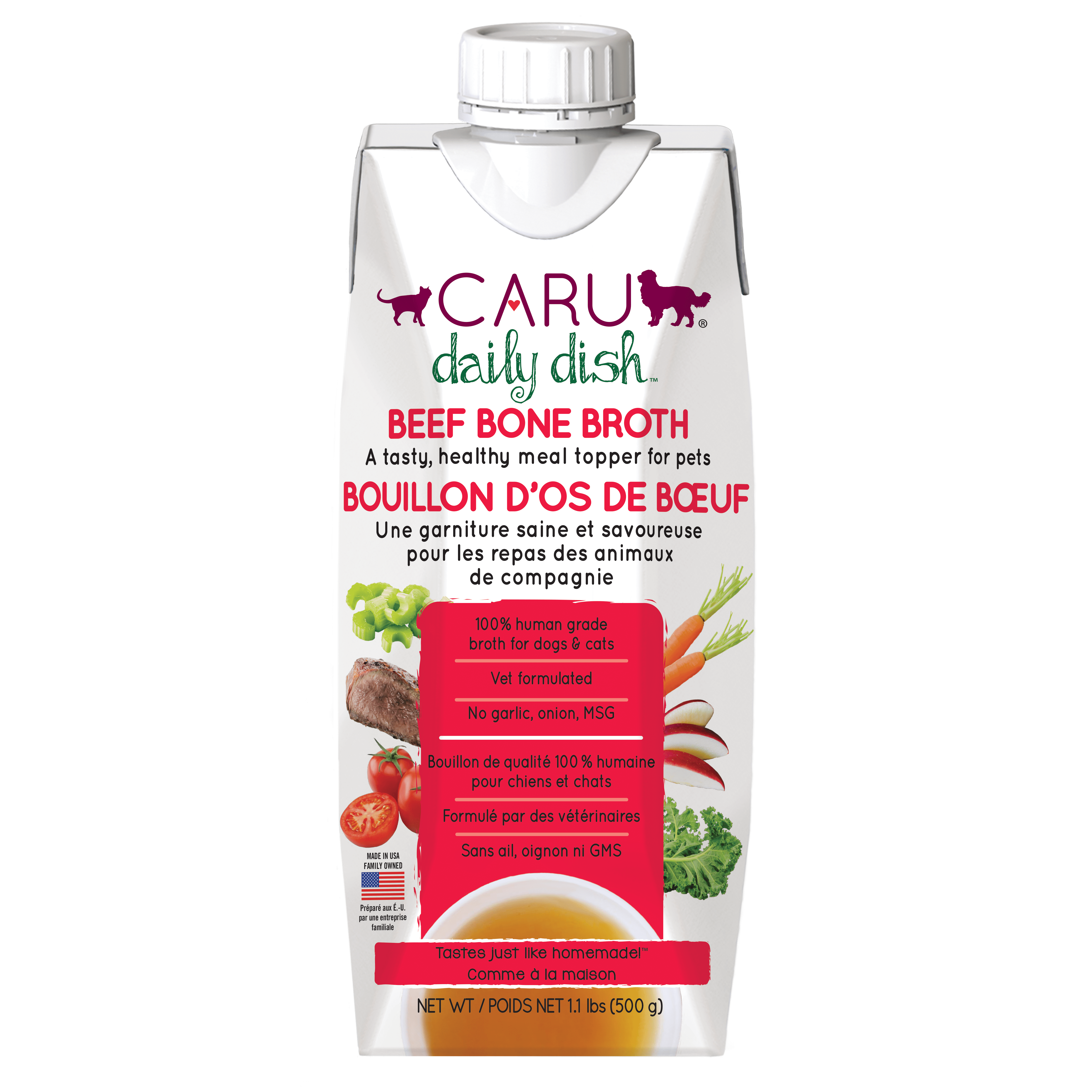 Caru Daily Dish Chicken Broth for Dogs & Cats Caru Daily Dish Chicken Broth for Dogs & Cats