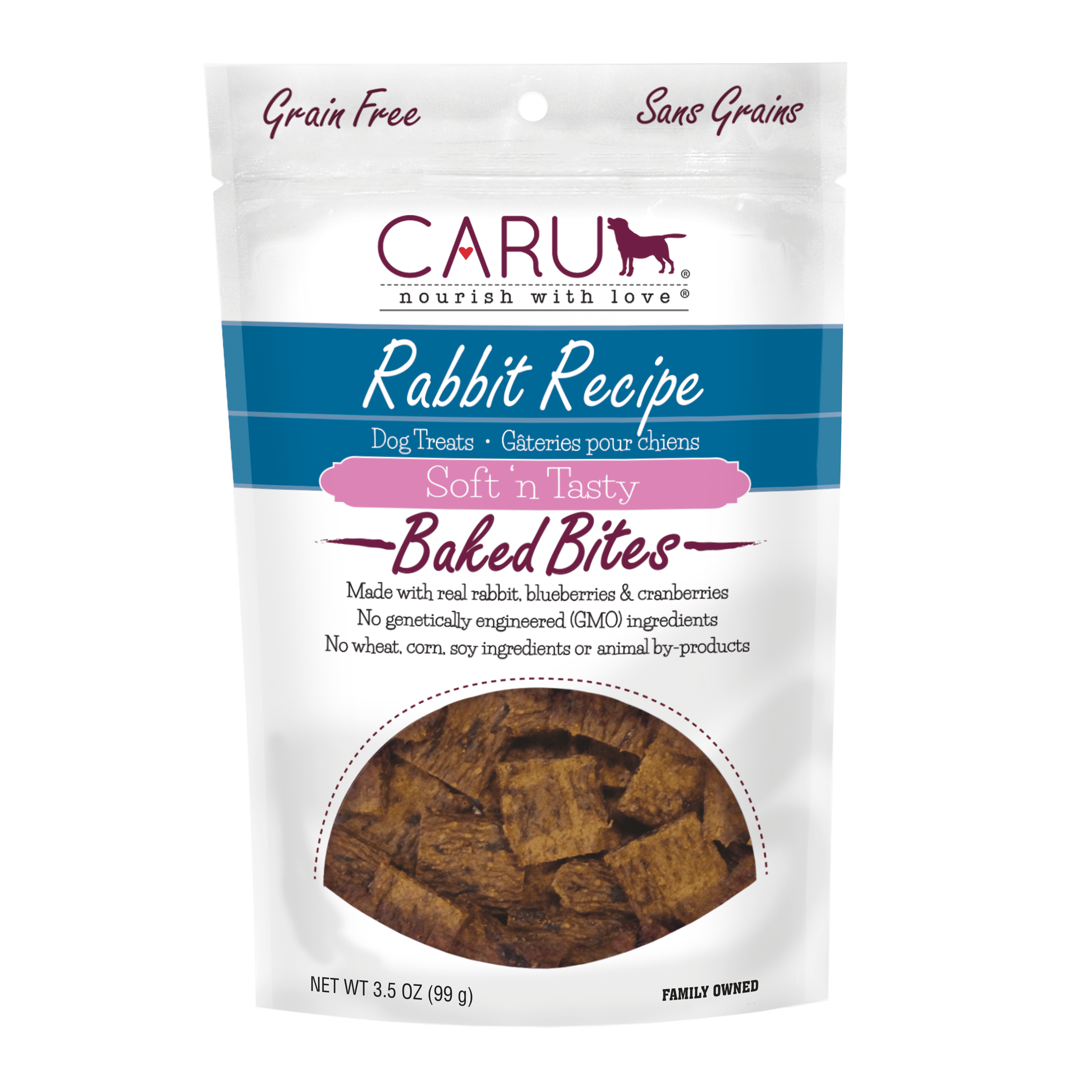 Caru Natural Grain Free Beef Recipe Bites for Dogs Caru Natural Grain Free Beef Recipe Bites for Dogs