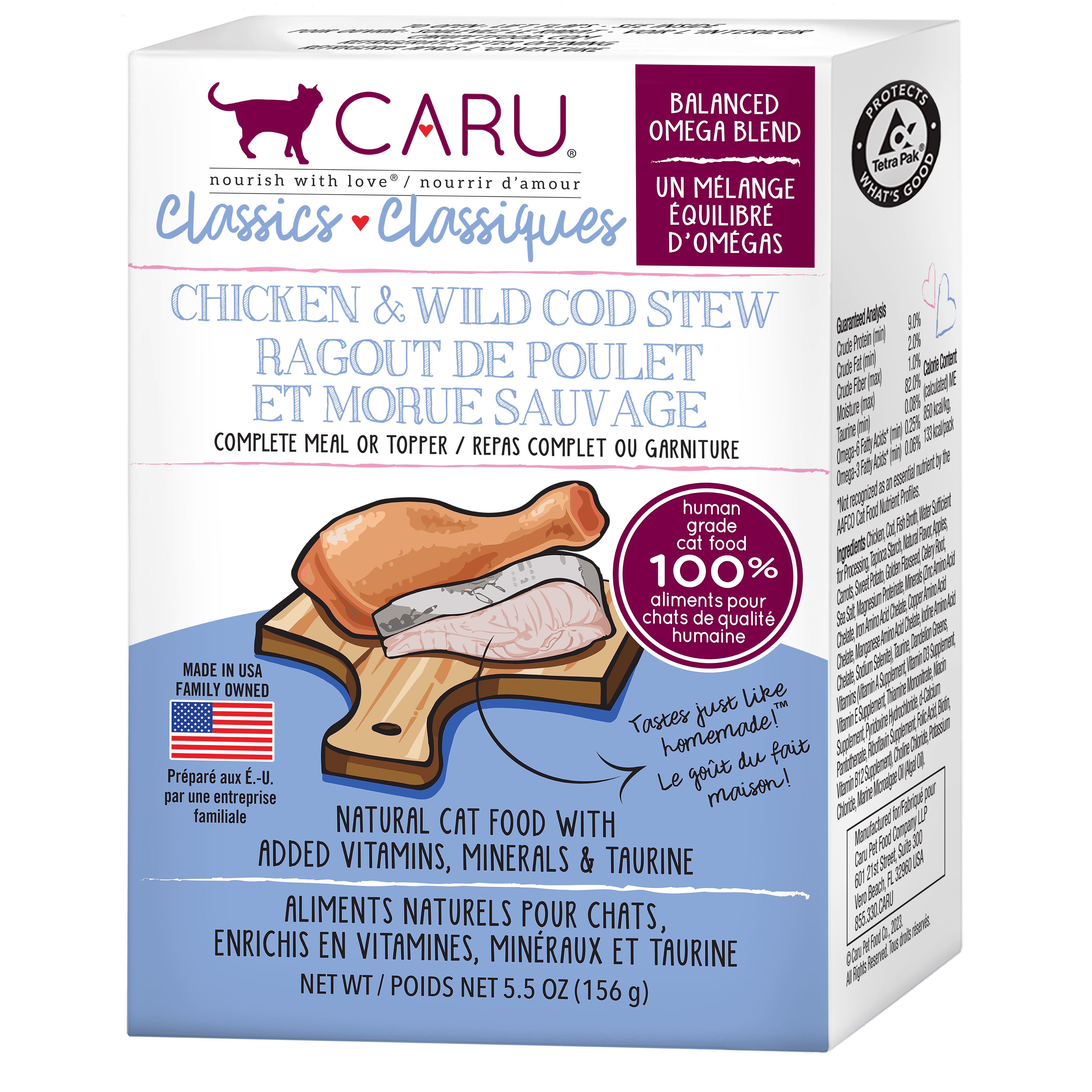Caru Classic Grain Free Chicken & Crab Stew Recipe Wet Cat Food Caru Classic Grain Free Chicken & Crab Stew Recipe Wet Cat Food